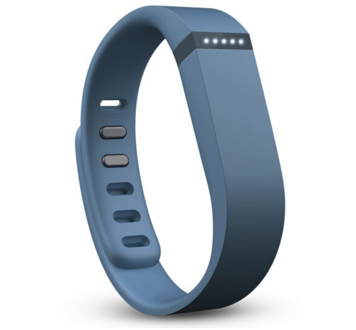 蓝灰色！Fitbit Flex 时尚智能乐活手环