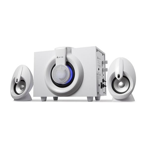 强劲低音！金河田 Q20 2.1声道音响 电脑音箱