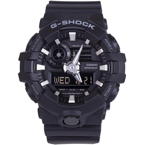 经典款！卡西欧G-SHOCK石英男士手表GA-700-1B