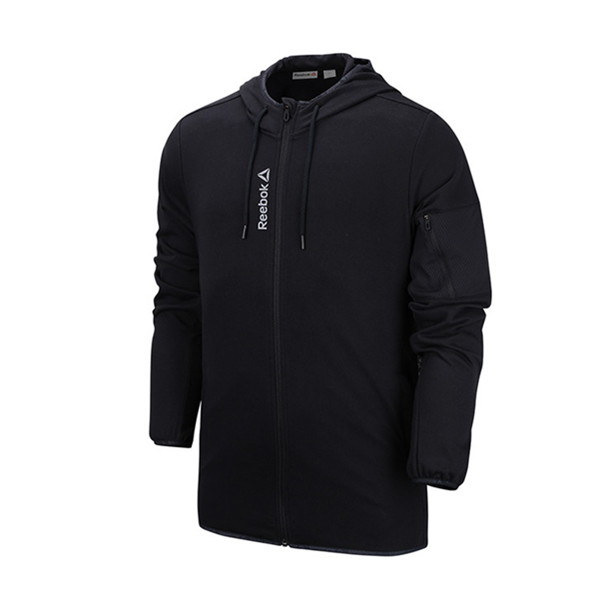 轻薄透气！Reebok锐步M CN SOLID JKT男子夹克