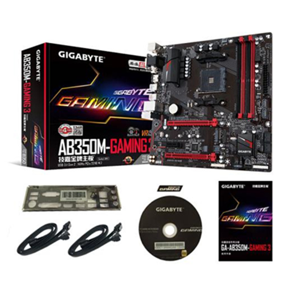 赠散热器！技嘉 AB350M-Gaming 3 主板