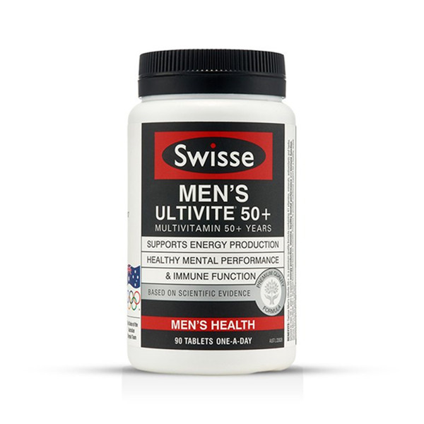 孝敬爸爸！Swisse 50+男士复合维生素90片/瓶