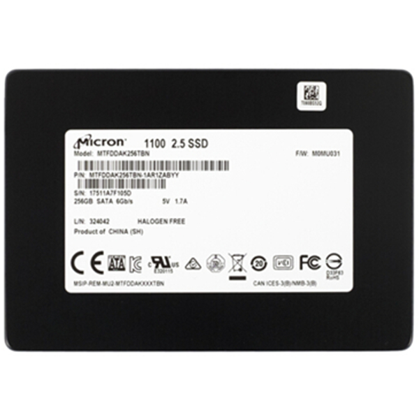性能强劲！美光1100系列256GB SATA3固态硬盘