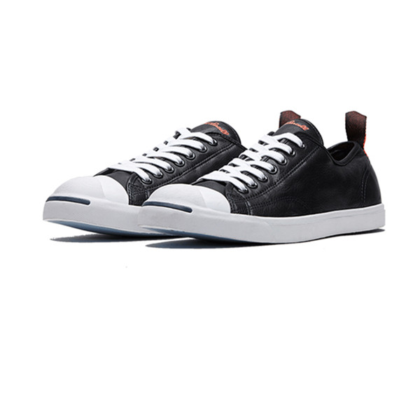 时尚有型！匡威Jack Purcell LP牛皮革开口笑板鞋