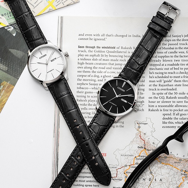 西铁城 自动机械男士手表 NH8350-08E