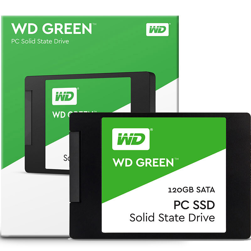 新低价：西部数据WDS120G1G0A 120G SSD固态硬盘