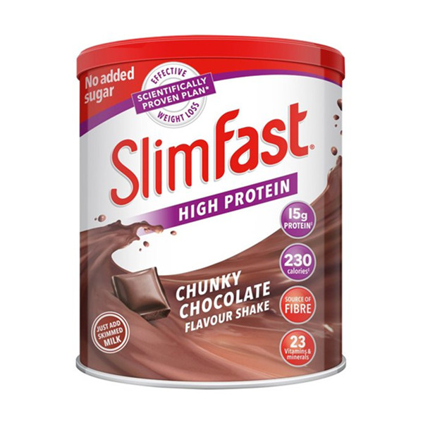 Slimfast巧克力味奶昔代餐粉450克/罐