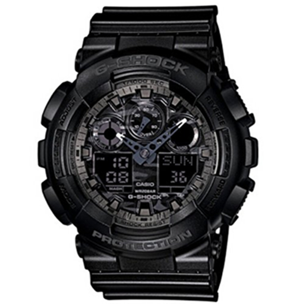 卡西欧G-SHOCK系列石英男士手表GA-100CF-1ADR