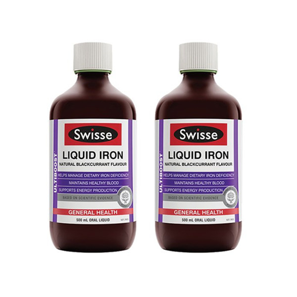 Swisse补铁血美颜液500ml/瓶2瓶