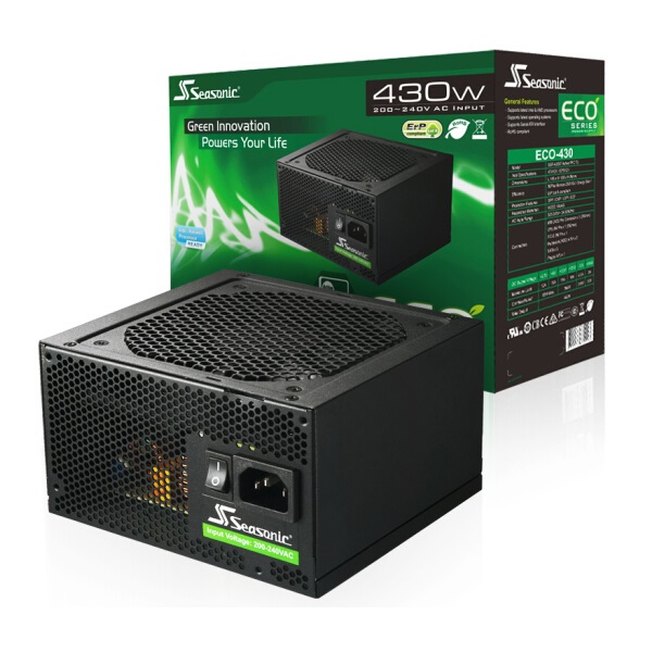 海韵 额定430W ECO-430电源