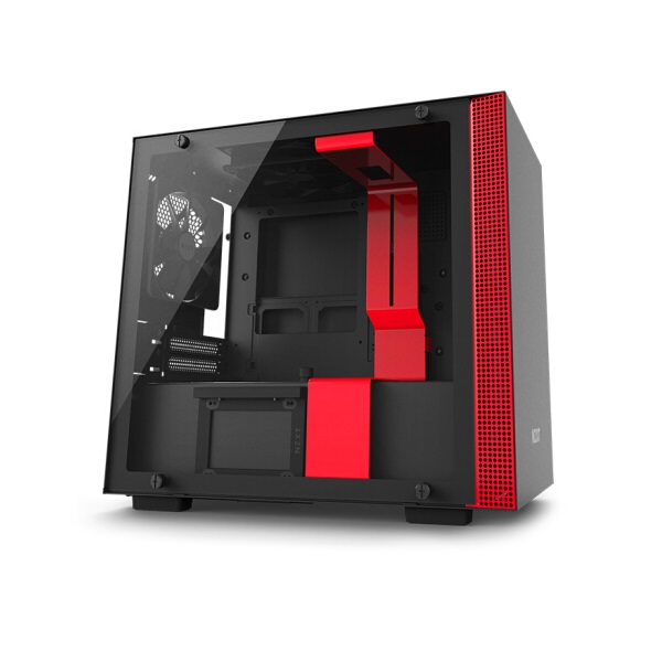 恩杰 NZXT H200i 黑红 DIY智能mini-ITX机箱