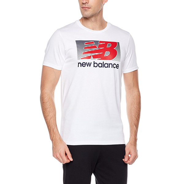 New Balance男式運動T恤AMT81537