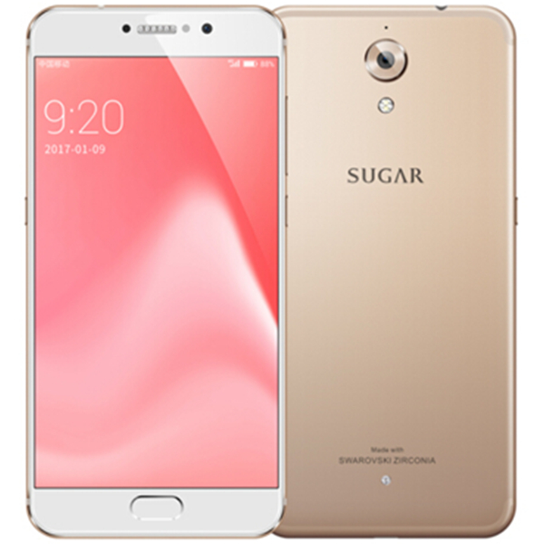 SUGAR糖果手机F9 4GB+64GB香槟金移动版4G手机