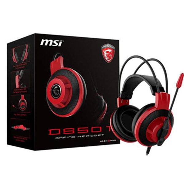 微星 MSI DS501 头戴式电竞耳机