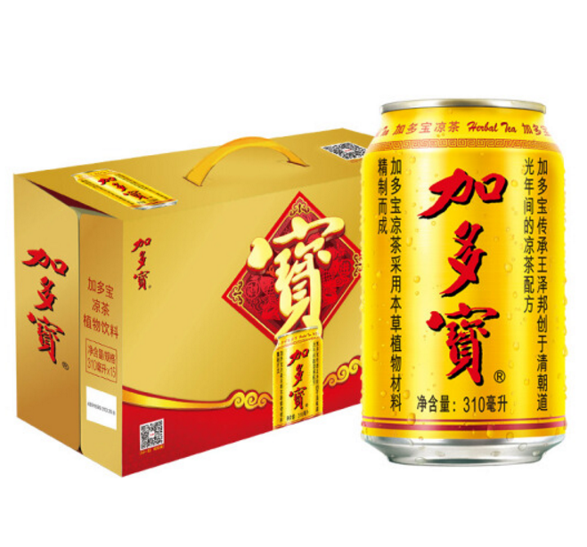 20点开始：加多宝凉茶 310ml*15罐整箱