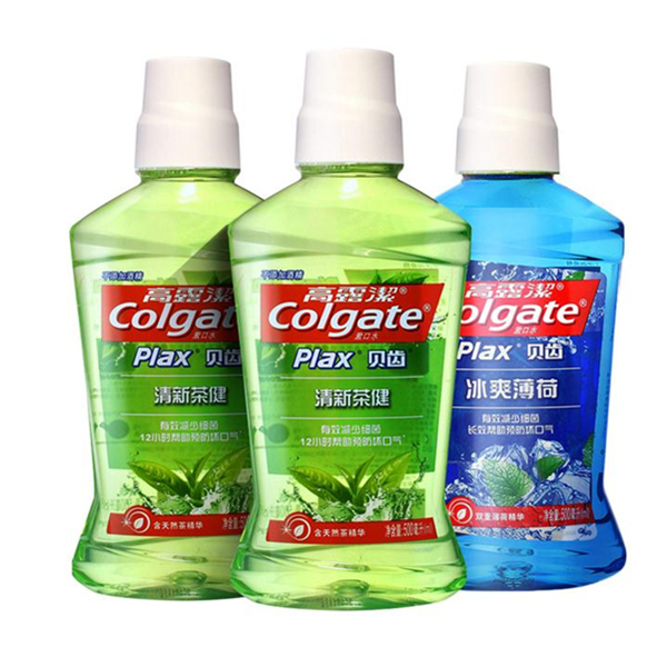 高露洁 清新去火漱口水 500ml*3