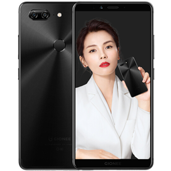 金立M7全面屏炫影黑6GB+64GB全网通4G手机