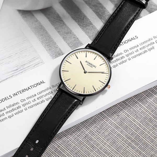 罗西尼  雅尊商务系列石英男表 517769