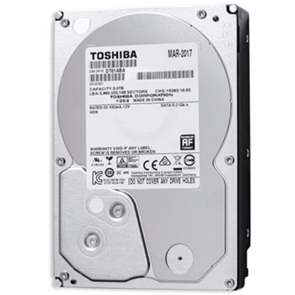东芝3TB 5940转32M SATA3监控级硬盘