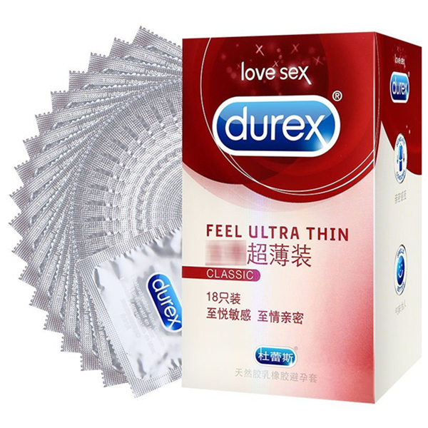 杜蕾斯避孕套男用超薄18只