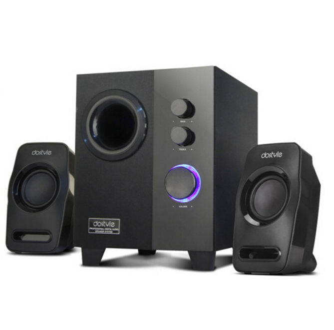 12点开始：dostyle SD312 2.1电脑重低音音响音箱