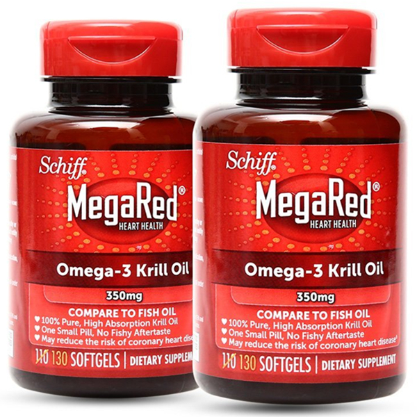 Schiff MegaRed欧米伽-3磷虾油软胶囊2瓶
