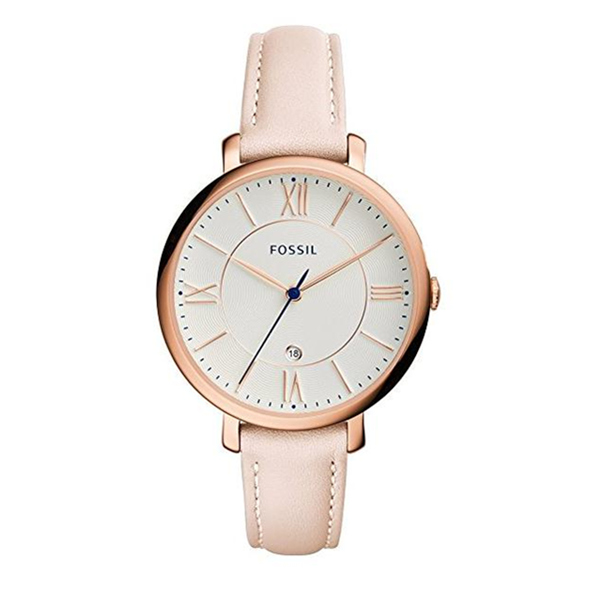 Fossil 化石 ES3988 女士玫瑰金带腕表