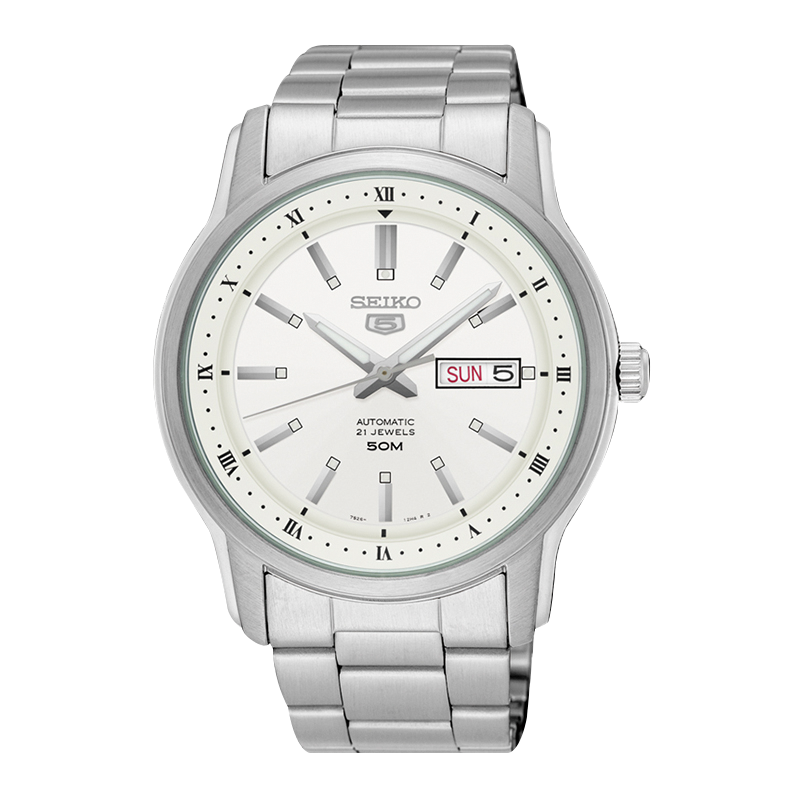 精工 5号休闲商务男士表 SNKP09K1