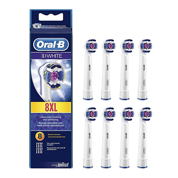 Oral-B 欧乐B 3D White 刷头*8支