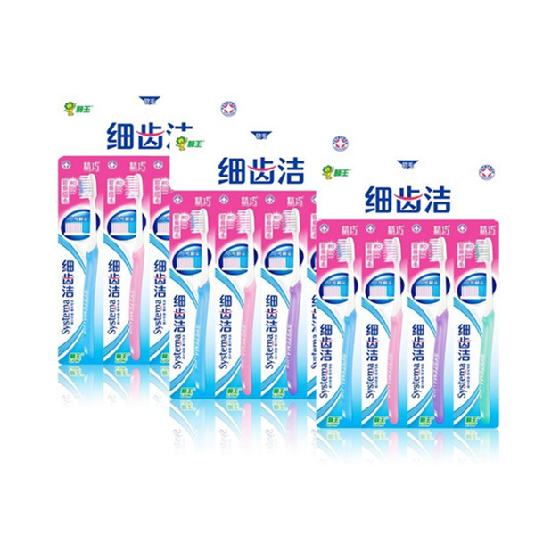lion狮王细齿洁精巧牙刷12支装