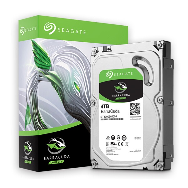 希捷 酷鱼系列 4TB 5400转256M 台式机机械硬盘