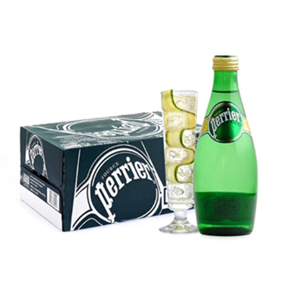 618新低价：Perrier巴黎水含气天然矿泉水330毫升24瓶