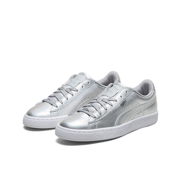 618好价：PUMA 亮面休闲鞋 Basket Classic