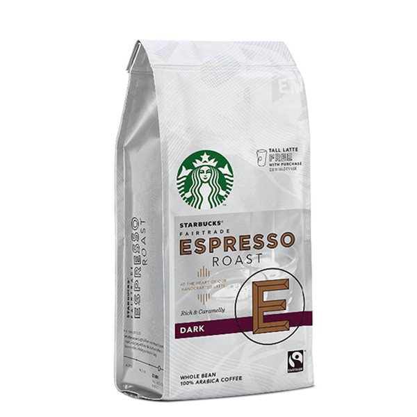 Starbucks星巴克浓缩烘培咖啡豆 200克（6包）