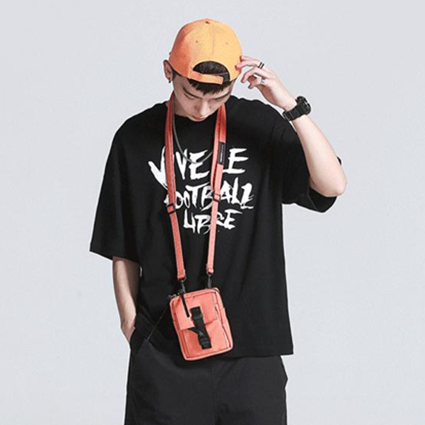 二十八间 oversize 印花T恤