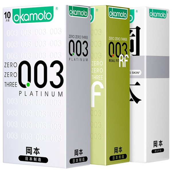 冈本避孕套超薄组合装30片