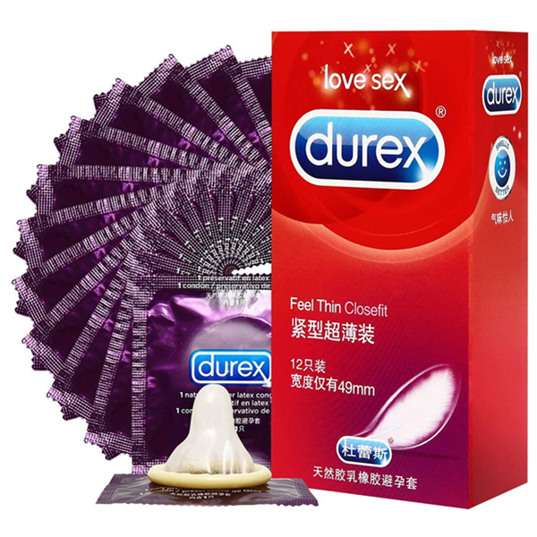 杜蕾斯避孕套紧型超薄装12只