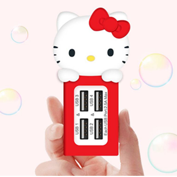 x-doria Hello kitty 4*USB 妙丽系列