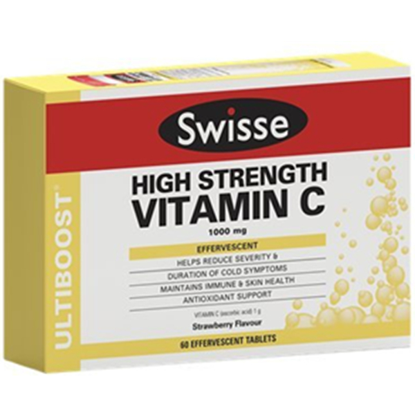Swisse高浓度维生素C泡腾片60片