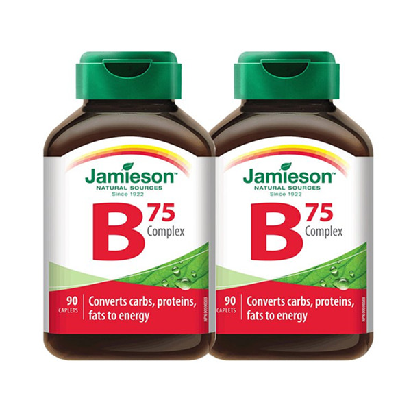 Jamieson健美生维生素B族复合片（B75）90粒*2瓶