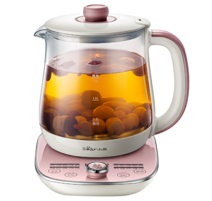 小熊养生壶 玻璃煮茶壶 1.5L YSH-A15E1