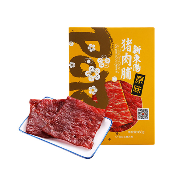 新东阳原味蜜汁猪肉脯干零食88克/盒