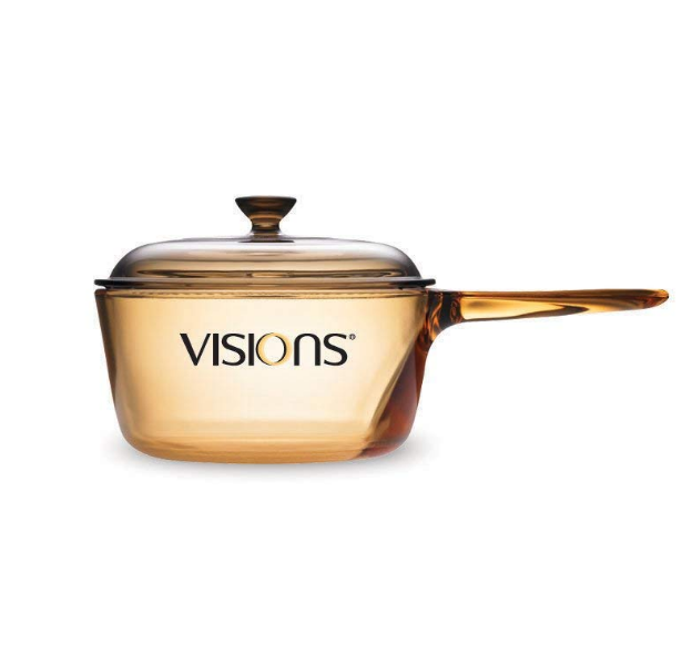 美国康宁VISIONS晶彩透明锅单柄1L