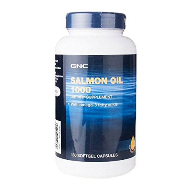 GNC健安喜鲑鱼油软胶囊180粒/瓶