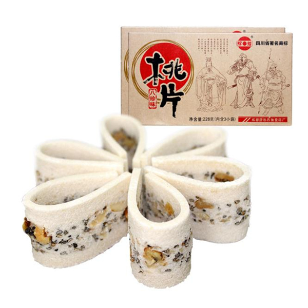 辉煌 四川特产桃片糕 228g*3