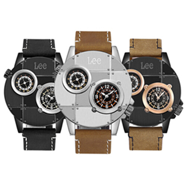 Lee双机芯男士手表LEF-M59DSL5-14