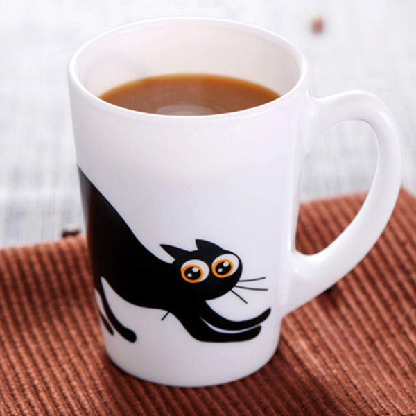 Luminarc乐美雅童趣猫咪钢化玻璃咖啡杯