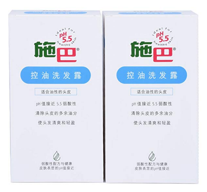 施巴 控油洗发套装(控油洗发露400ml*2)