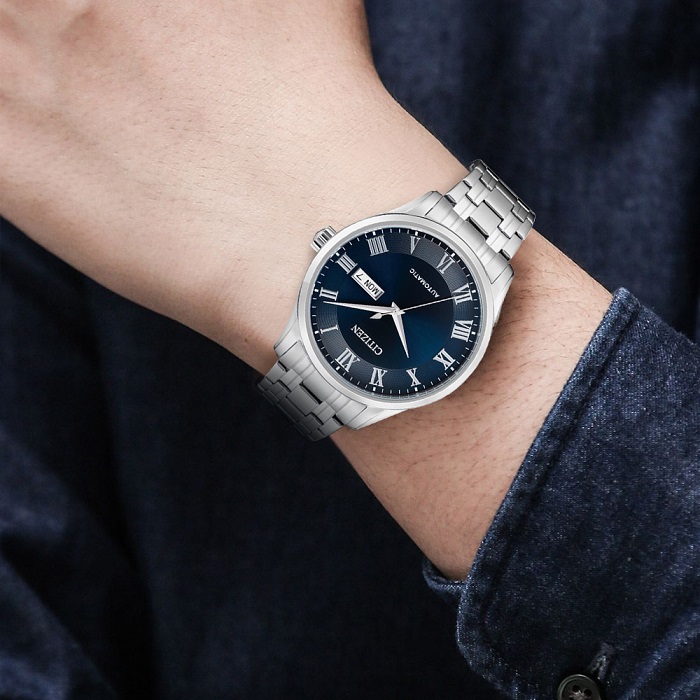 西铁城 男士自动机械表 NH8360