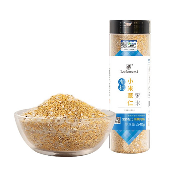 乐食麦有机小米薏仁粥米540克